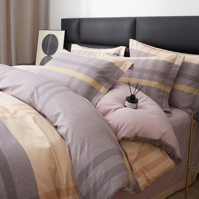 91家纺网 家纺一手货源 找家纺 威克凯丽 2025新款全棉13372系列四件套 诺拉