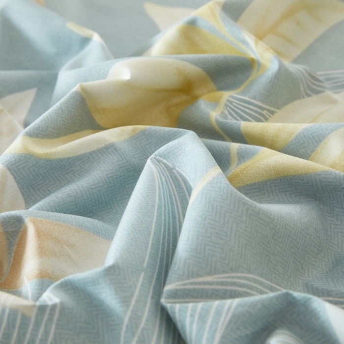 91家纺网 家纺一手货源 找家纺 威克凯丽 2025新款全棉13372系列四件套 清颜-兰