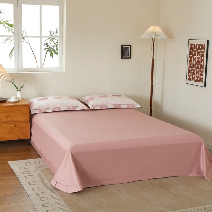 91家纺网 家纺一手货源 找家纺 威克凯丽 2025新款全棉13372系列四件套 心心相印