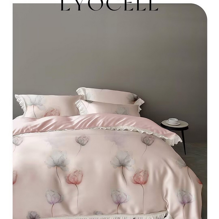 91家纺网 家纺一手货源 找家纺 （总）威克凯丽 2025新款50印花天丝四件套