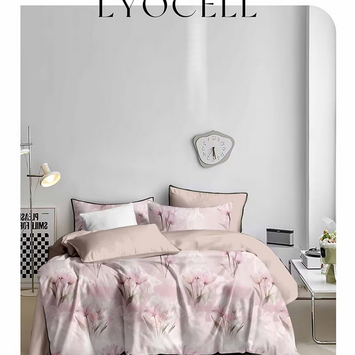 91家纺网 家纺一手货源 找家纺 （总）威克凯丽 2025新款50印花天丝四件套