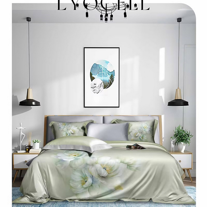 91家纺网 家纺一手货源 找家纺 （总）威克凯丽 2025新款50印花天丝四件套