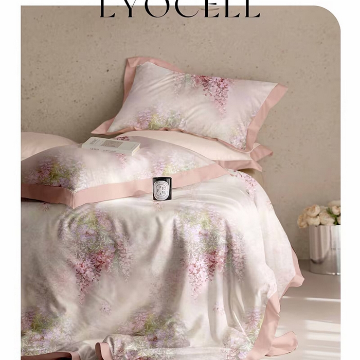 91家纺网 家纺一手货源 找家纺 （总）威克凯丽 2025新款50印花天丝四件套