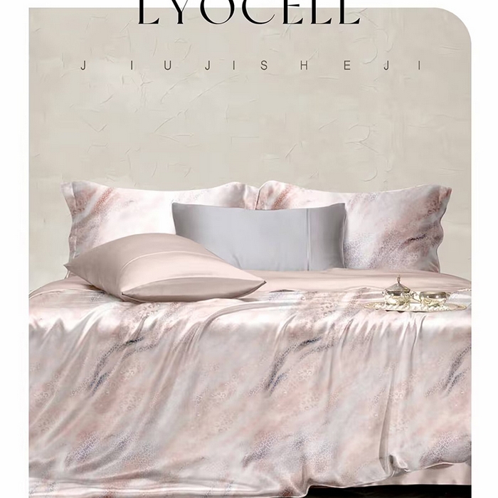 91家纺网 家纺一手货源 找家纺 （总）威克凯丽 2025新款50印花天丝四件套