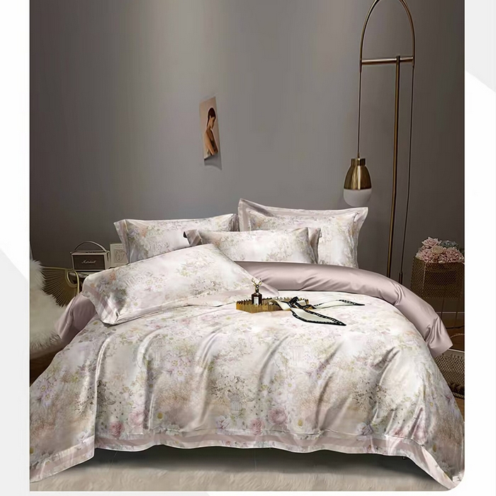 91家纺网 家纺一手货源 找家纺 （总）威克凯丽 2025新款50印花天丝四件套