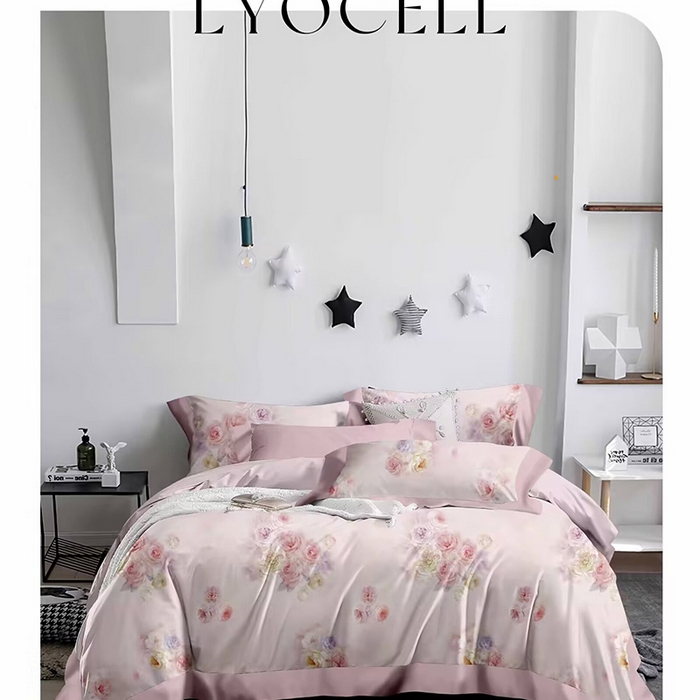 91家纺网 家纺一手货源 找家纺 （总）威克凯丽 2025新款50印花天丝四件套