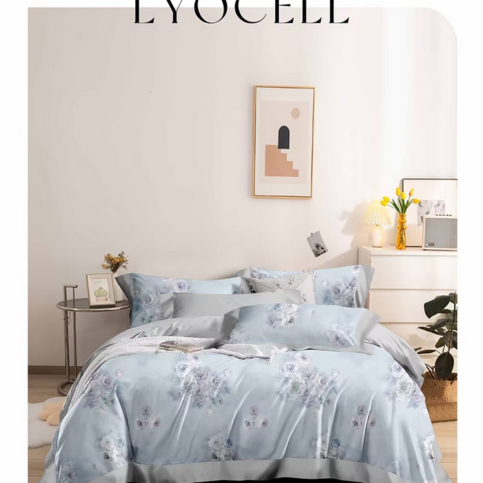 91家纺网 家纺一手货源 找家纺 （总）威克凯丽 2025新款50印花天丝四件套