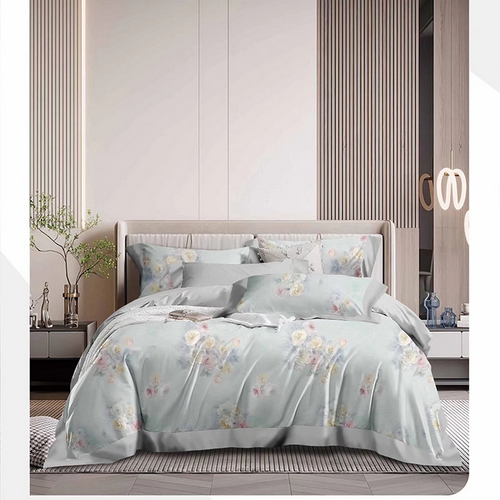 91家纺网 家纺一手货源 找家纺 （总）威克凯丽 2025新款50印花天丝四件套