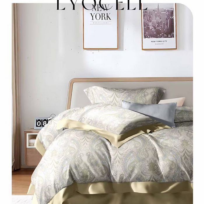 91家纺网 家纺一手货源 找家纺 （总）威克凯丽 2025新款50印花天丝四件套