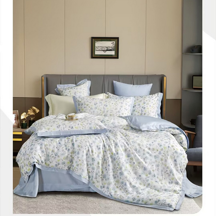 91家纺网 家纺一手货源 找家纺 （总）威克凯丽 2025新款50印花天丝四件套