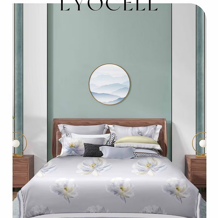 91家纺网 家纺一手货源 找家纺 （总）威克凯丽 2025新款50印花天丝四件套