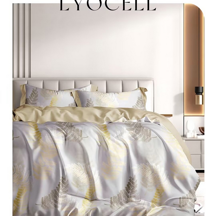 威克凯丽 2025新款50印花天丝四件套 知遥-绿