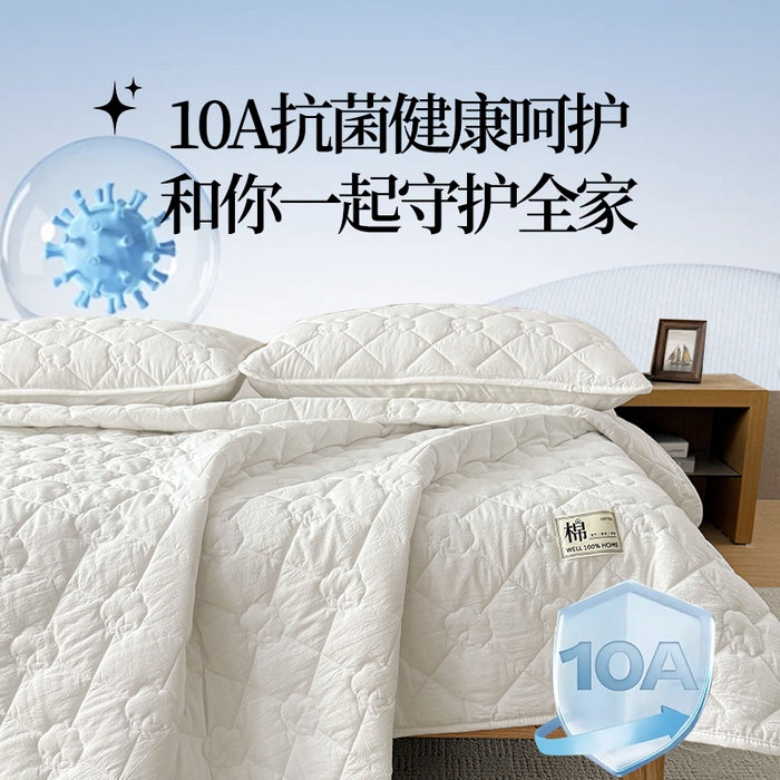 91家纺网 家纺一手货源 找家纺 （总）西域种棉人·千百笠 2025新款A类抗菌里外全棉纯棉100%新疆棉花填充床护垫床褥子单人双人学生垫