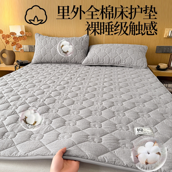 91家纺网 家纺一手货源 找家纺 （总）西域种棉人·千百笠 2025新款A类抗菌里外全棉纯棉100%新疆棉花填充床护垫床褥子单人双人学生垫