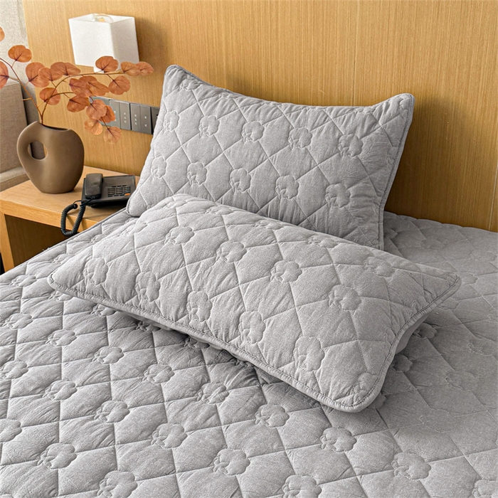 91家纺网 家纺一手货源 找家纺 西域种棉人·千百笠 2025新款A类抗菌里外全棉纯棉100%新疆棉花填充床护垫床褥子单人双人学生垫 夏洛软垫-灰