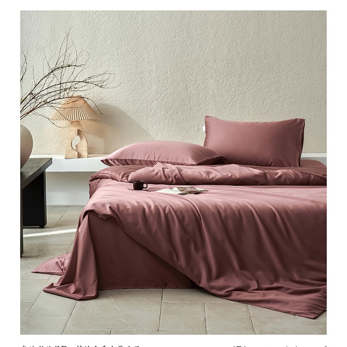 91家纺网 家纺一手货源 找家纺 （总）威克凯丽 2025新款60纯色天丝棉四件套