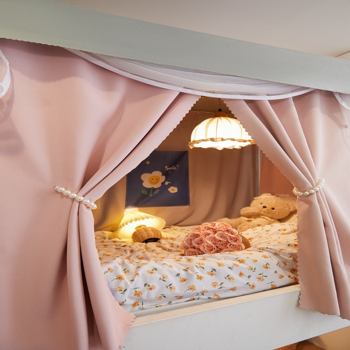 91家纺网 家纺一手货源 找家纺 （总）飞轮海蚊帐2025新款加高全底棉麻花边蚊帐XZ-98 回底 全底 加高1.2  6面全包