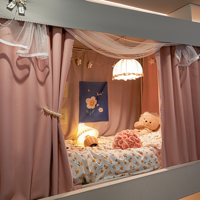 91家纺网 家纺一手货源 找家纺 （总）飞轮海蚊帐2025新款加高全底棉麻花边蚊帐XZ-98 回底 全底 加高1.2  6面全包