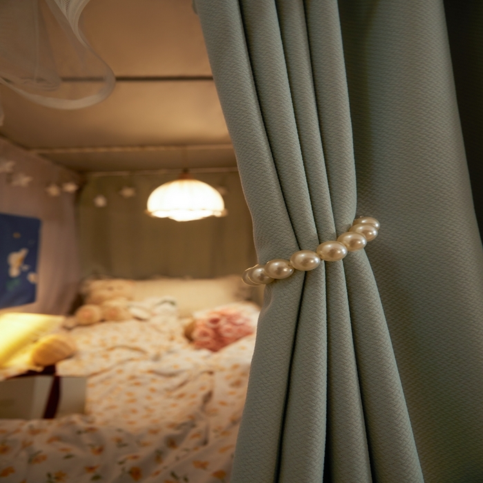 91家纺网 家纺一手货源 找家纺 飞轮海蚊帐2025新款加高全底棉麻花边蚊帐XZ-98 回底 全底 加高1.2  6面全包 灰绿