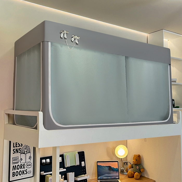 91家纺网 家纺一手货源 找家纺 飞轮海蚊帐2025新款加高全底棉麻花边蚊帐XZ-98 回底 全底 加高1.2  6面全包 灰绿