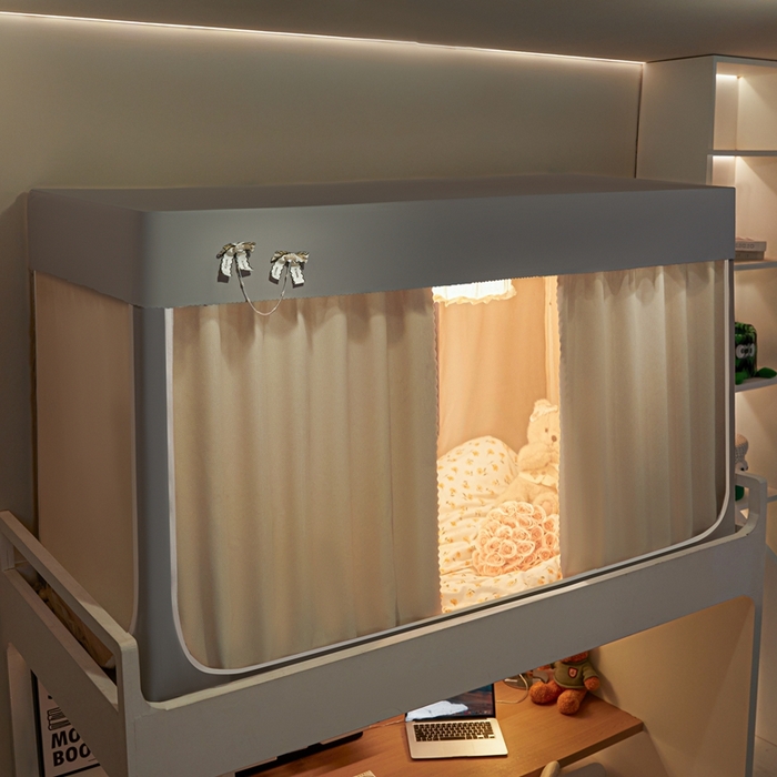 91家纺网 家纺一手货源 找家纺 飞轮海蚊帐2025新款加高全底棉麻花边蚊帐XZ-98  回底 全底 加高1.2 灰米