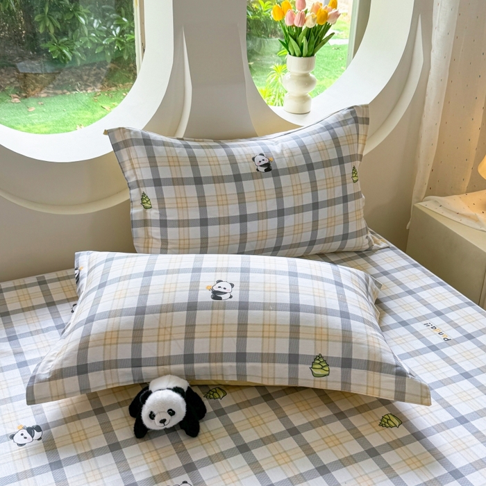 （总）壹贝家纺 2025新款小清新全棉纯棉印花系列(喷气工艺)(高品质)(花型持续更新)(接受各种预定尺寸)-单枕套 