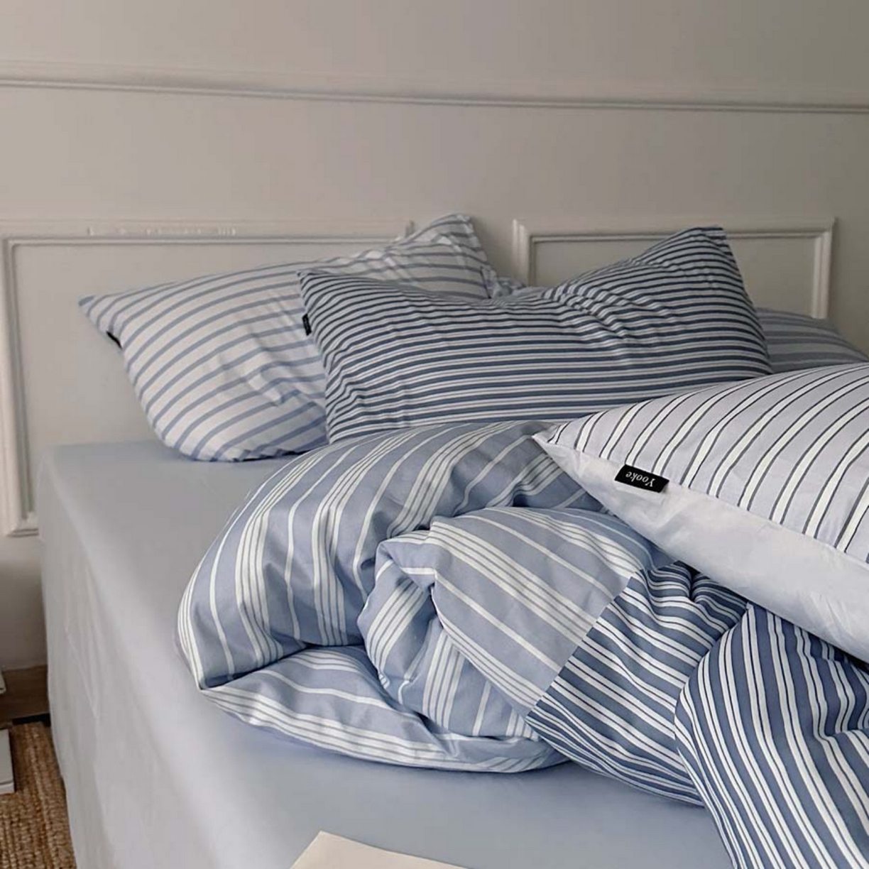 91家纺网 家纺一手货源 找家纺 柚可家居 2025新款40支全棉13372数码印花四件套六件套-哥本哈根 哥本哈根-蓝