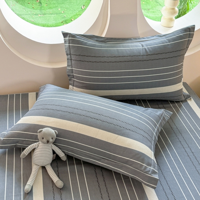 91家纺网 家纺一手货源 找家纺 （总）壹贝家纺 2025新款小清新全棉纯棉印花系列(喷气工艺)(高品质)(花型持续更新)(接受各种预定尺寸)-单枕套 