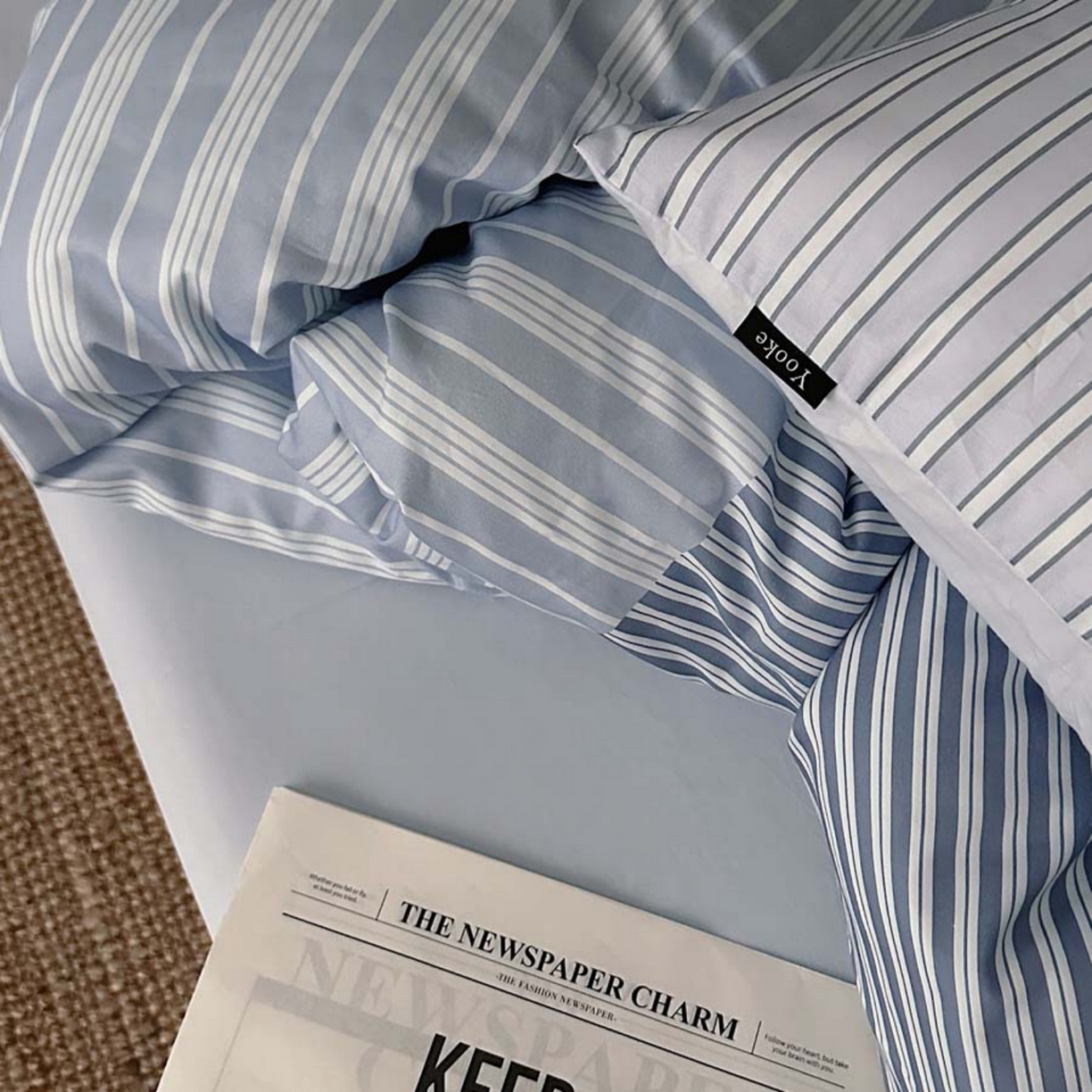 91家纺网 家纺一手货源 找家纺 柚可家居 2025新款40支全棉13372数码印花四件套六件套-哥本哈根 哥本哈根-蓝