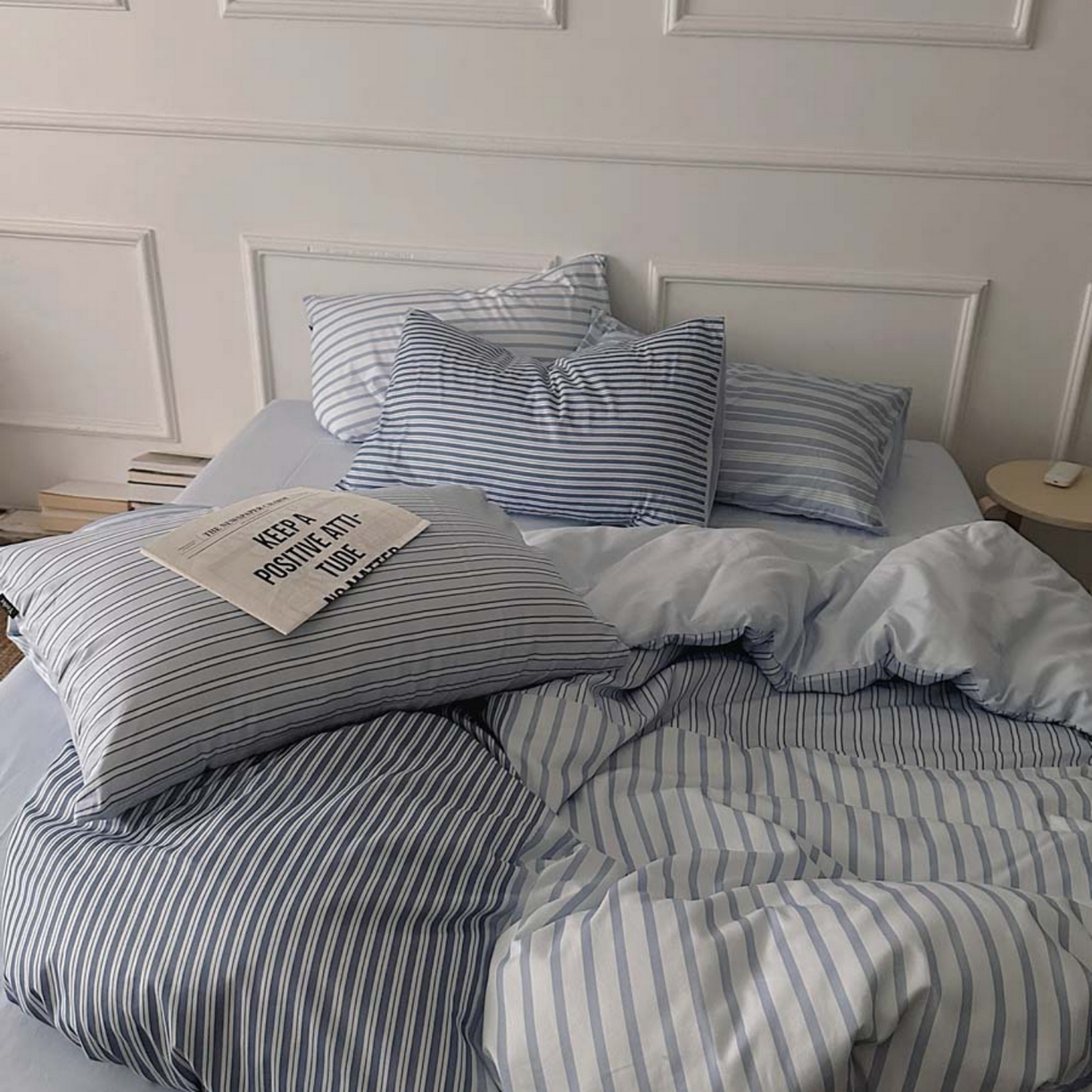 91家纺网 家纺一手货源 找家纺 柚可家居 2025新款40支全棉13372数码印花四件套六件套-哥本哈根 哥本哈根-蓝