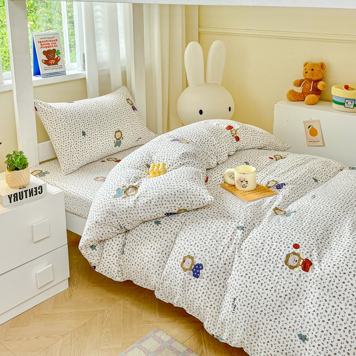 91家纺网 家纺一手货源 找家纺 （总）优米家纺 2025新款A类云感双层纱学生宿舍三件套上下铺三件套