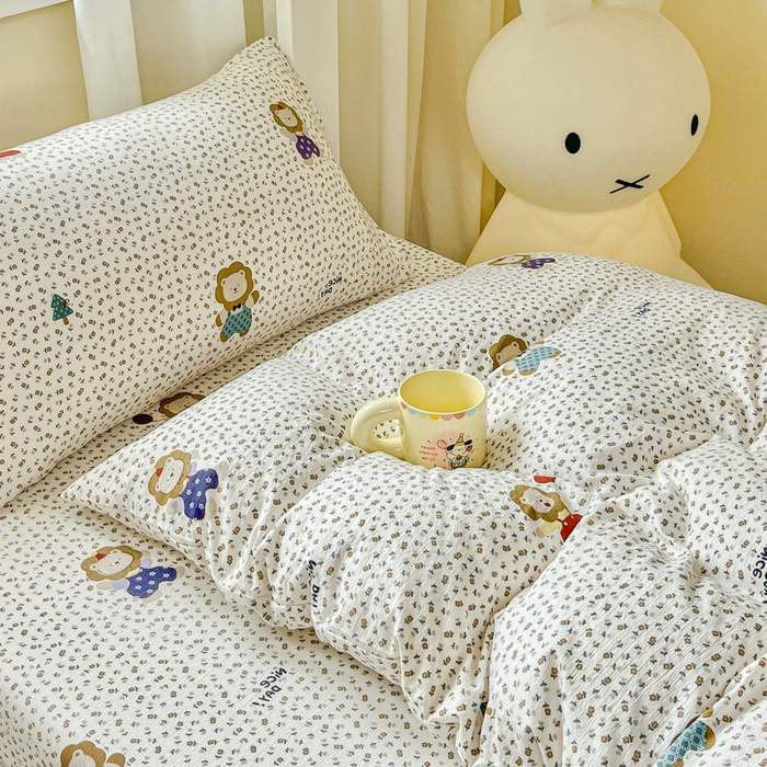 91家纺网 家纺一手货源 找家纺 （总）优米家纺 2025新款A类云感双层纱学生宿舍三件套上下铺三件套