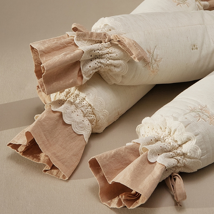 91家纺网 家纺一手货源 找家纺 （总）微枕芯 2025新款棉麻圆柱草本糖果枕 