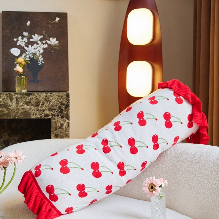 91家纺网 家纺一手货源 找家纺 暖绵绵2025新款抱枕毯子抱枕套-奇芮系列 奇芮-圆柱枕