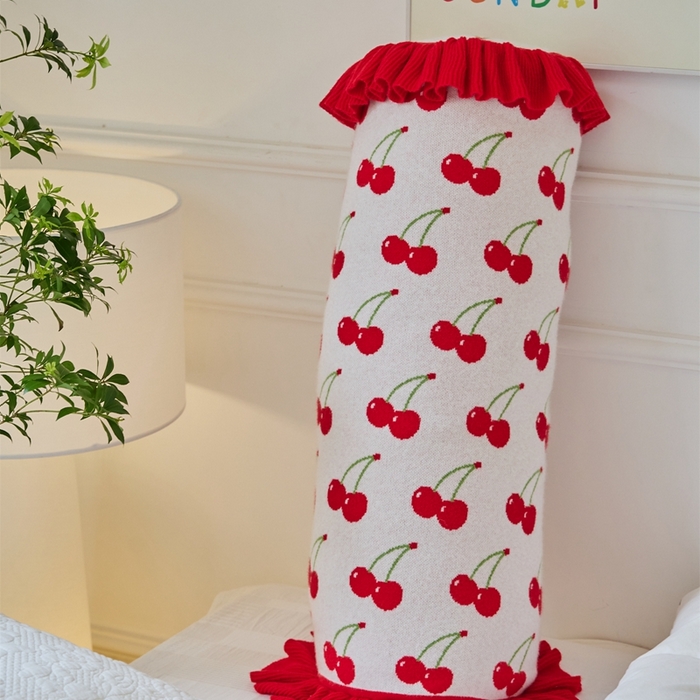 91家纺网 家纺一手货源 找家纺 暖绵绵2025新款抱枕毯子抱枕套-奇芮系列 奇芮-圆柱枕