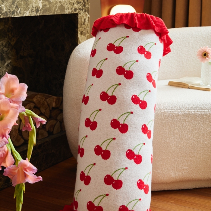 91家纺网 家纺一手货源 找家纺 暖绵绵2025新款抱枕毯子抱枕套-奇芮系列 奇芮-圆柱枕