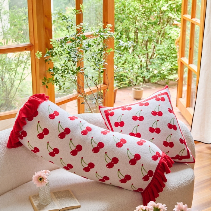 91家纺网 家纺一手货源 找家纺 暖绵绵2025新款抱枕毯子抱枕套-奇芮系列 奇芮-圆柱枕