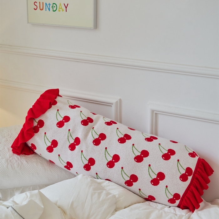 91家纺网 家纺一手货源 找家纺 暖绵绵2025新款抱枕毯子抱枕套-奇芮系列 奇芮-圆柱枕