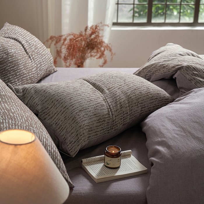 91家纺网 家纺一手货源 找家纺 （总）三朵家纺 2025新款全棉纯棉水洗棉色织提花四件套