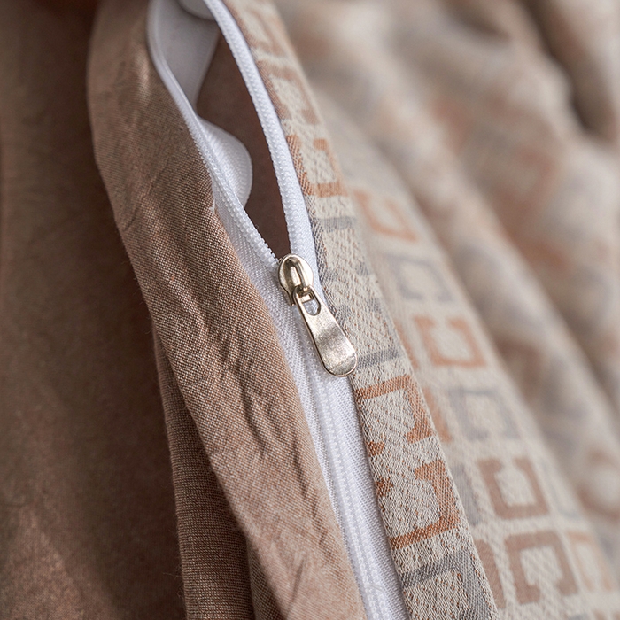 91家纺网 家纺一手货源 找家纺 三朵家纺 2025新款全棉纯棉水洗棉色织提花四件套 微纳