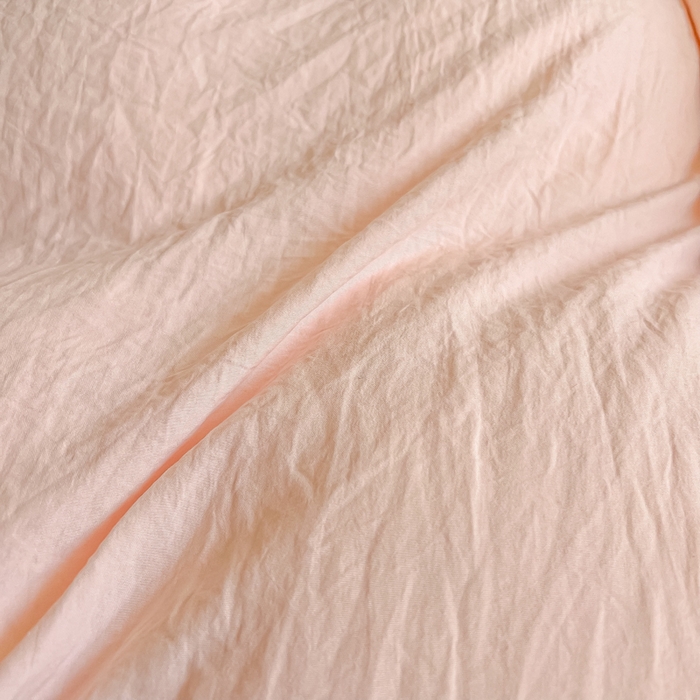 91家纺网 家纺一手货源 找家纺 韩巢家纺 2025新款纯色水洗棉寝室上下铺三件套学生宿舍床上三件套 水洗棉浅粉黄