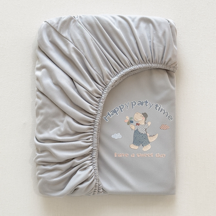 91家纺网 家纺一手货源 找家纺 （总）米菲 2025新款高密针织棉印花床笠-梦幻