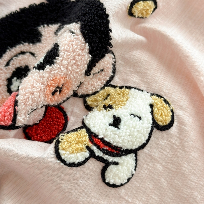 91家纺网 家纺一手货源 找家纺 三元色 2025新款云感毛巾绣四件套 好伙伴