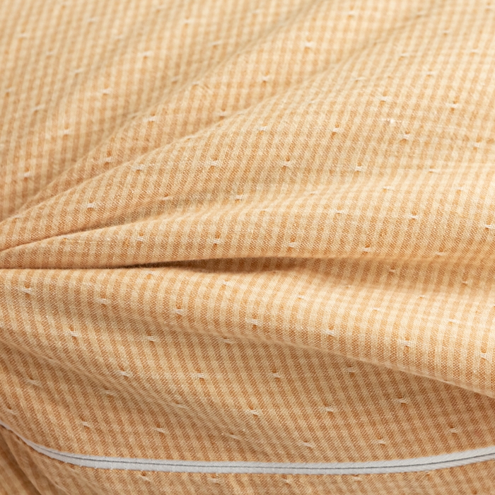 91家纺网 家纺一手货源 找家纺 萌番宝 2025新款A类水洗棉全棉三角方格二合一组合荞麦枕头草本清香荞麦腰枕 黄色三角46*16+方枕46*28