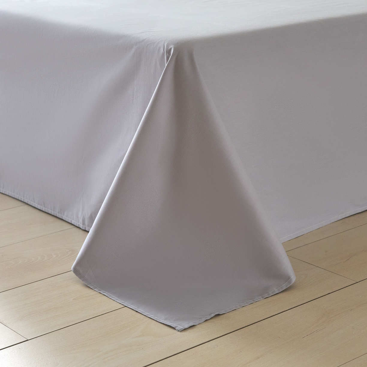 91家纺网 家纺一手货源 找家纺 乐美家纺 2025新款全棉双拼单被套 布鲁兰+石灰