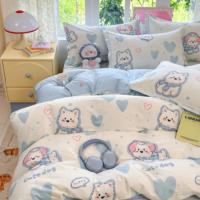 91家纺网 家纺一手货源 找家纺 （总）莱通家纺 2025春夏新款12868纯棉印花四件套-系列二（商家提供买家秀）