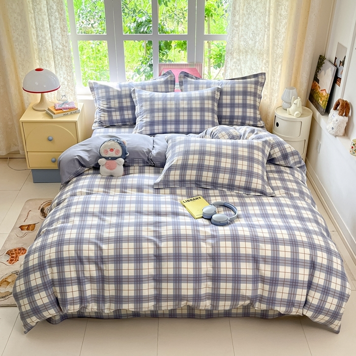 91家纺网 家纺一手货源 找家纺 （总）莱通家纺 2025春夏新款12868纯棉印花四件套-系列二（商家提供买家秀）