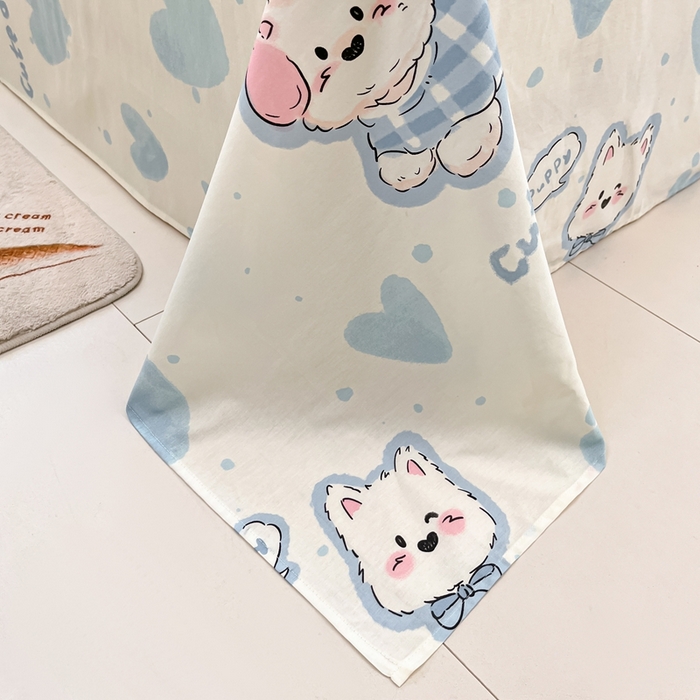 91家纺网 家纺一手货源 找家纺 莱通家纺 2025春夏新款12868纯棉印花四件套-系列二（商家提供买家秀） 达乐宝贝