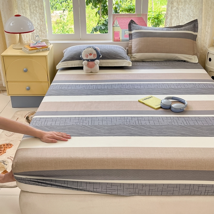 91家纺网 家纺一手货源 找家纺 莱通家纺 2025春夏新款12868纯棉印花四件套-系列二（商家提供买家秀） 布兰卡