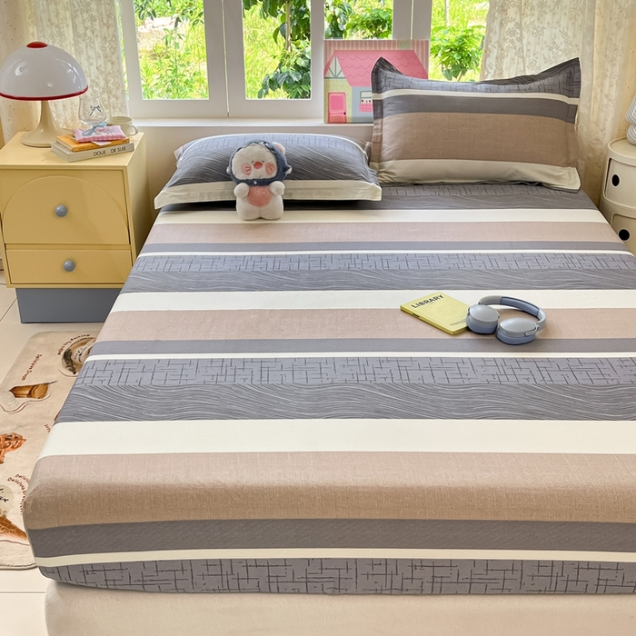 91家纺网 家纺一手货源 找家纺 莱通家纺 2025春夏新款12868纯棉印花四件套-系列二（商家提供买家秀） 布兰卡